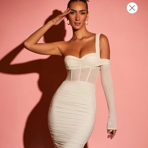 Oh Polly Midi Corset Dress